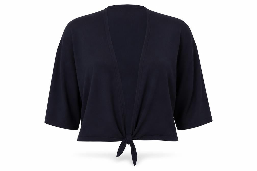 Collection by First Avenue Women's Blue Wrap Jumper, Size M