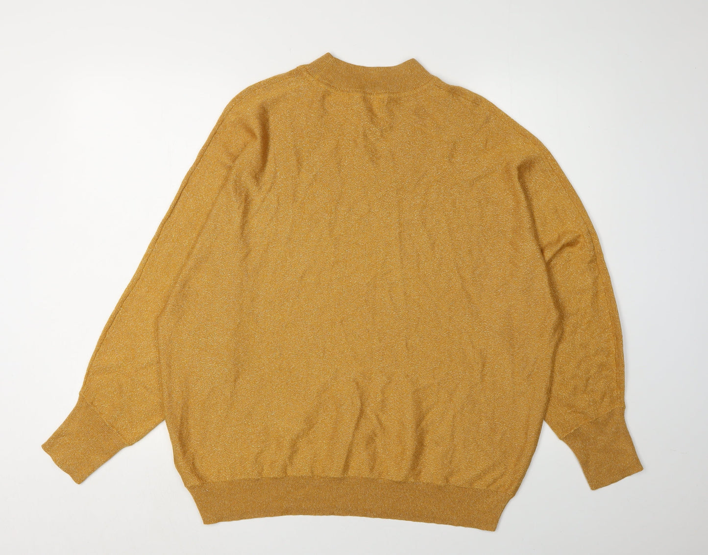 Marks and Spencer Women's Gold Pullover Jumper, L