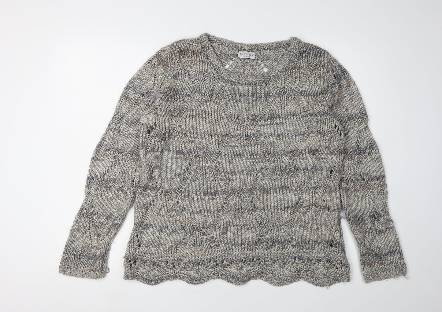 Marks and Spencer Women's Grey Pullover Jumper Size 14