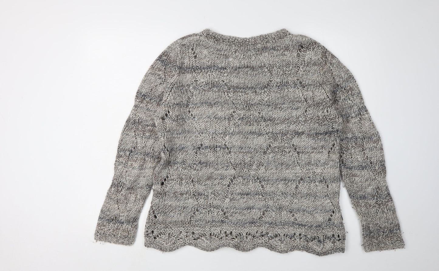 Marks and Spencer Women's Grey Pullover Jumper Size 14