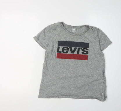 Levi's Womens Grey Cotton T-Shirt - Size M