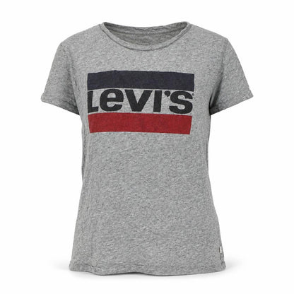 Levi's Womens Grey Cotton T-Shirt - Size M