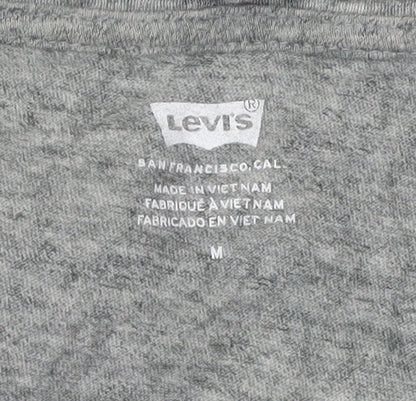 Levi's Womens Grey Cotton T-Shirt - Size M