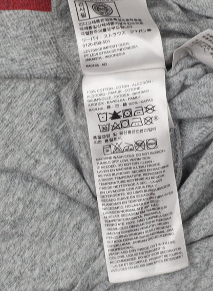 Levi's Womens Grey Cotton T-Shirt - Size M