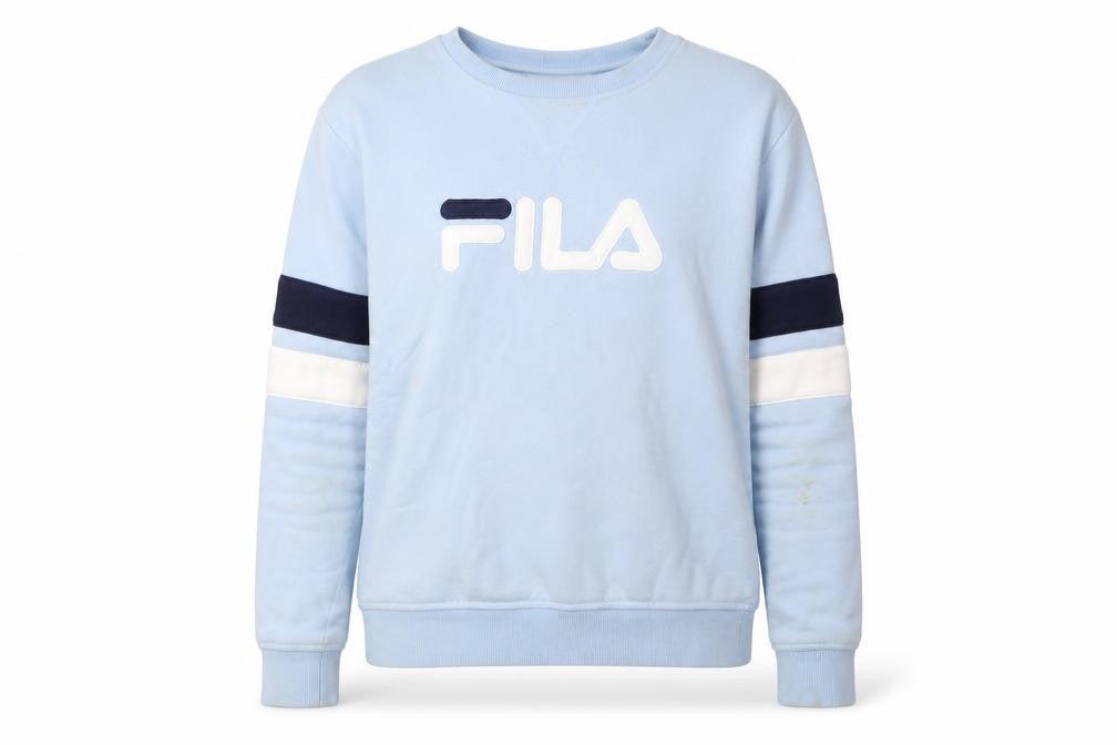 Fila Blue Unisex Adults M Logo Sweatshirt