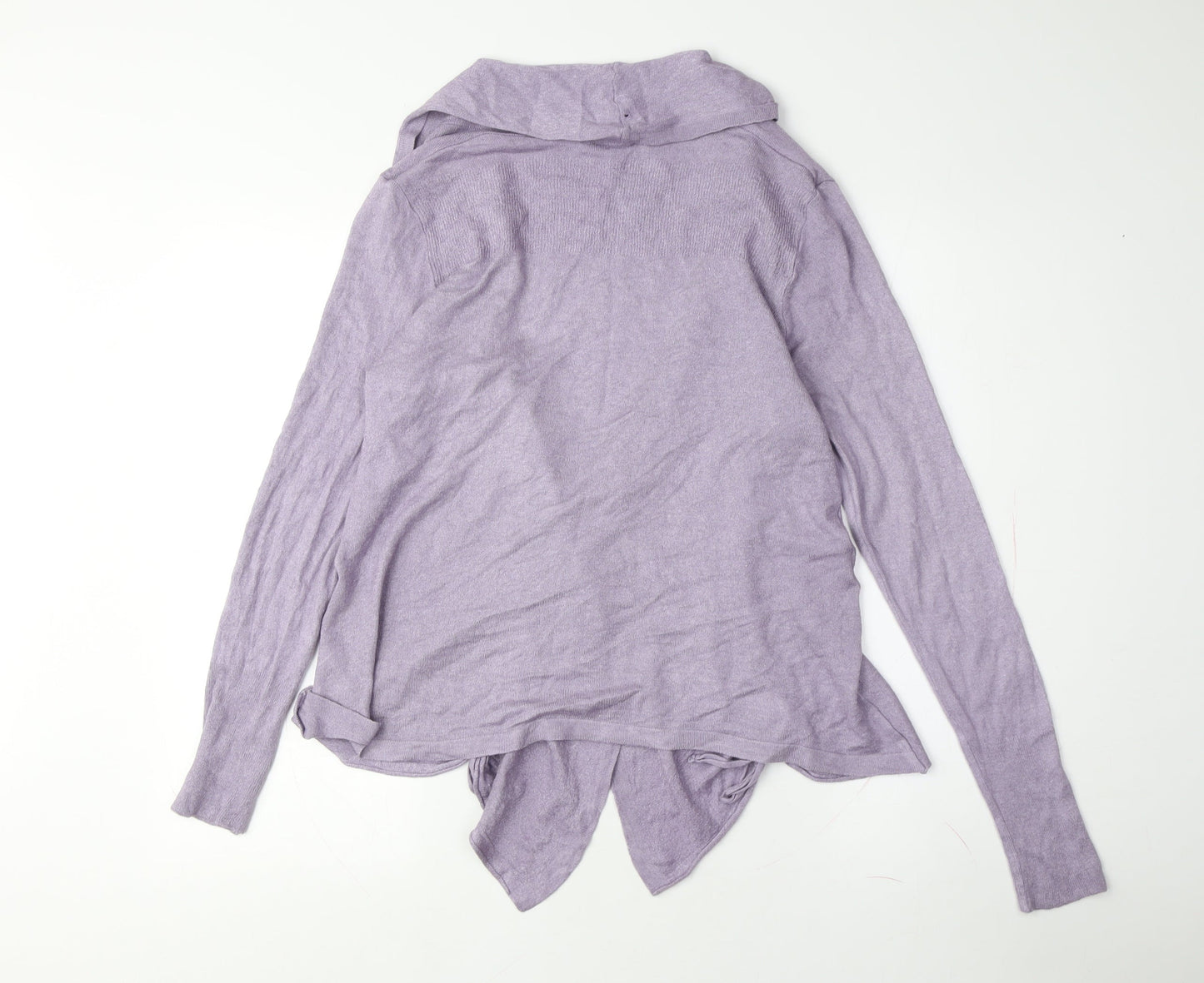 Per Una Women's Purple Cowl Neck Cardigan, Size 16