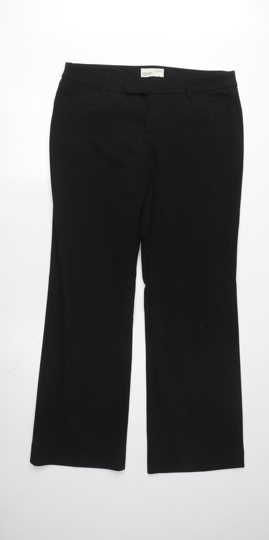 Esprit Women's Black Dress Pants Size L Business Casual