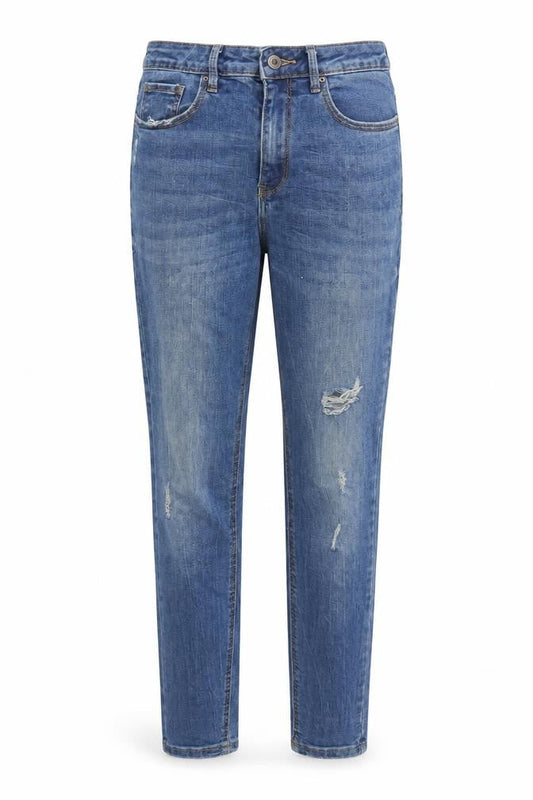 Vero Moda Women's Blue Boyfriend Jeans - Size 2