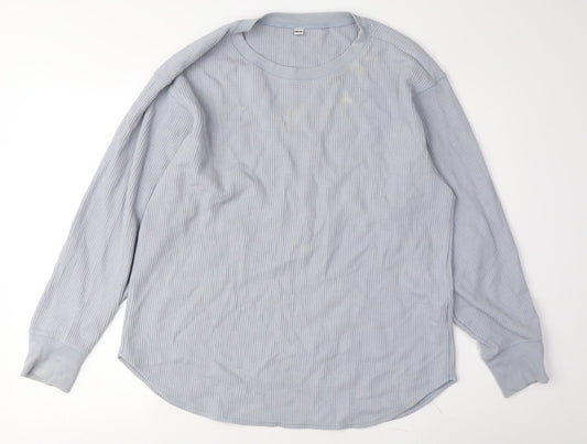 Uniqlo Grey Women's Pullover Sweatshirt Size L Comfortable Style
