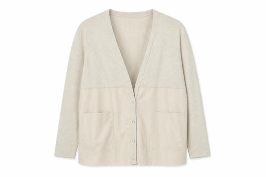 Zara Women’s Beige Cardigan S V-Neck Long Sleeve