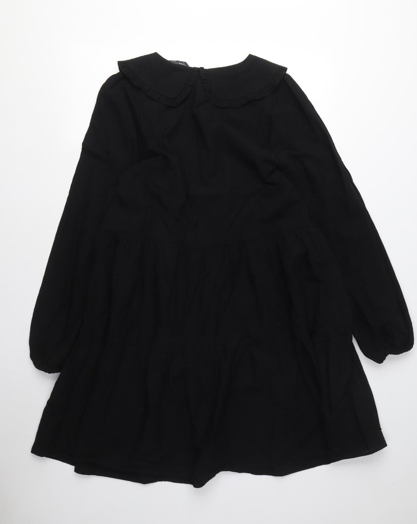 Marks and Spencer Women Black Size 12 Shirt Dress