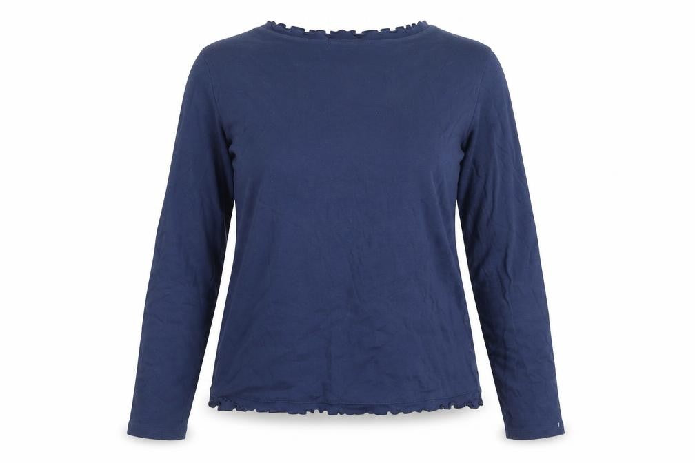 Marks & Spencer Women's Blue Cotton Blouse Size 14