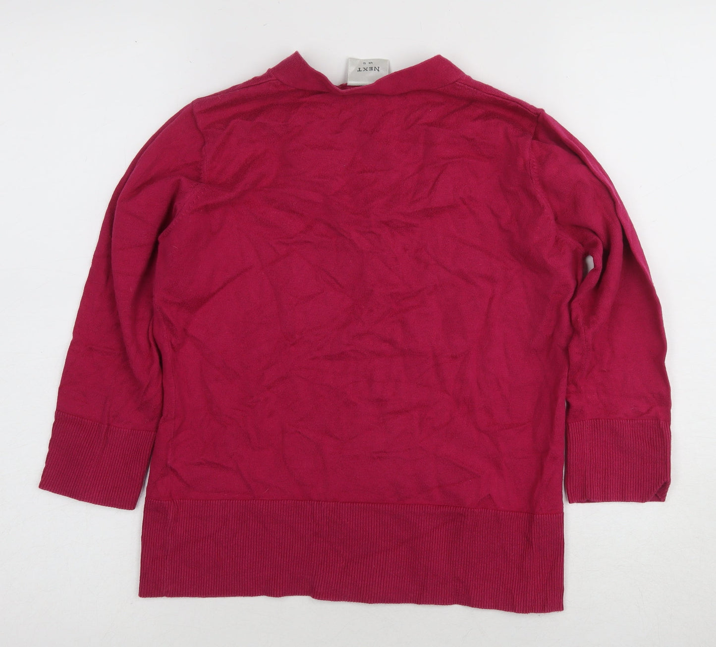 NEXT Women's Red Long Sleeve Basic Top Size 12