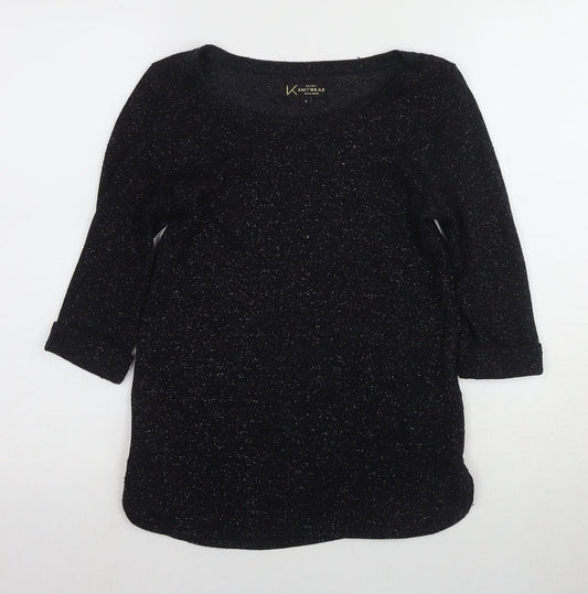 New Look Women's Black Size 8 Pullover Jumper