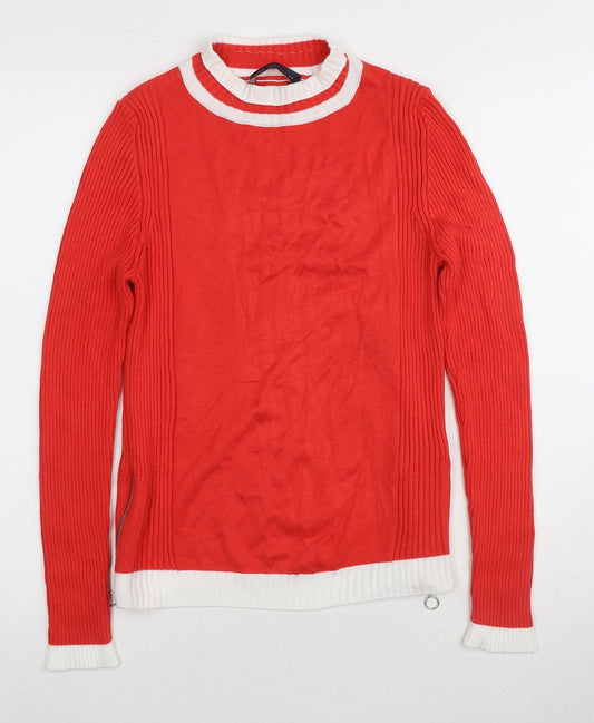 Marks and Spencer Red Women's Size 10 Ringer Jersey