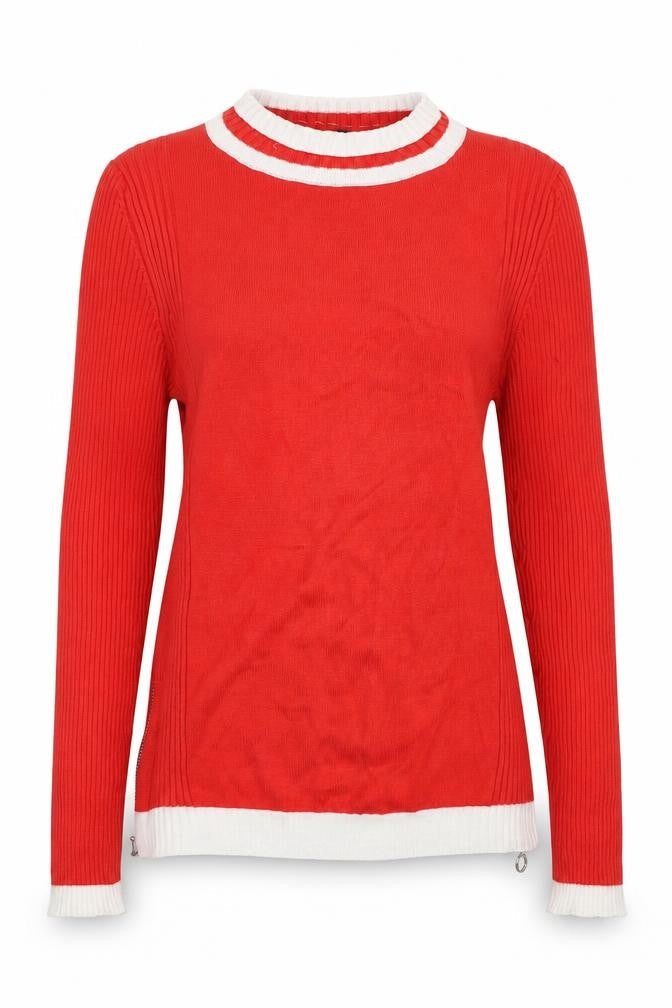 Marks & Spencer Red Women's Size 10 Ringer Jersey