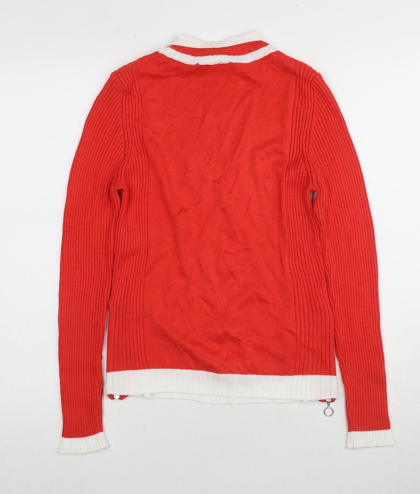 Marks and Spencer Red Women's Size 10 Ringer Jersey