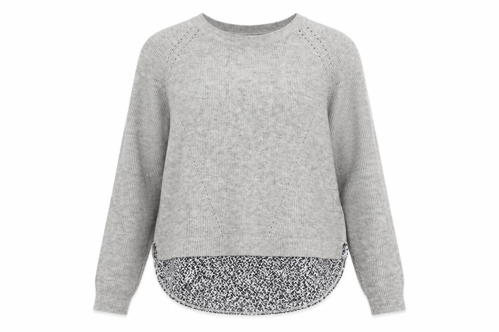 Marks & Spencer Women's Grey Pullover Jumper Size 14