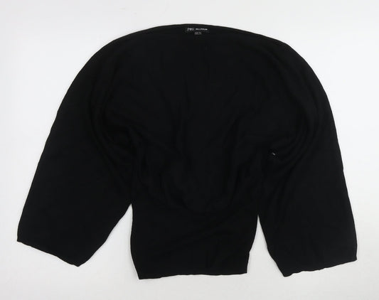 Millenium Black Women's Blouse 3/4 Sleeve One Size
