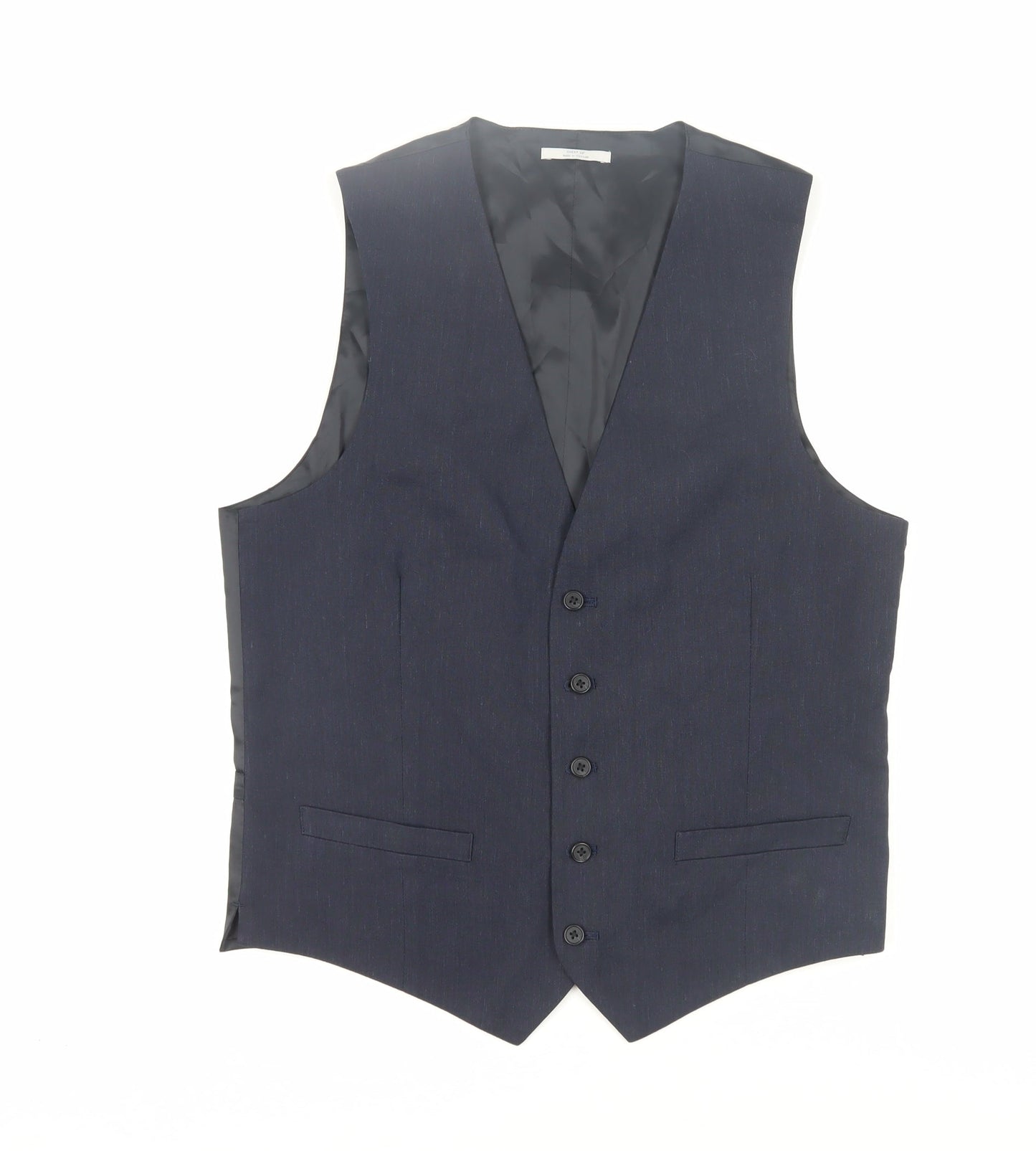 Marks and Spencer Men's Blue Suit Waistcoat Size 38R