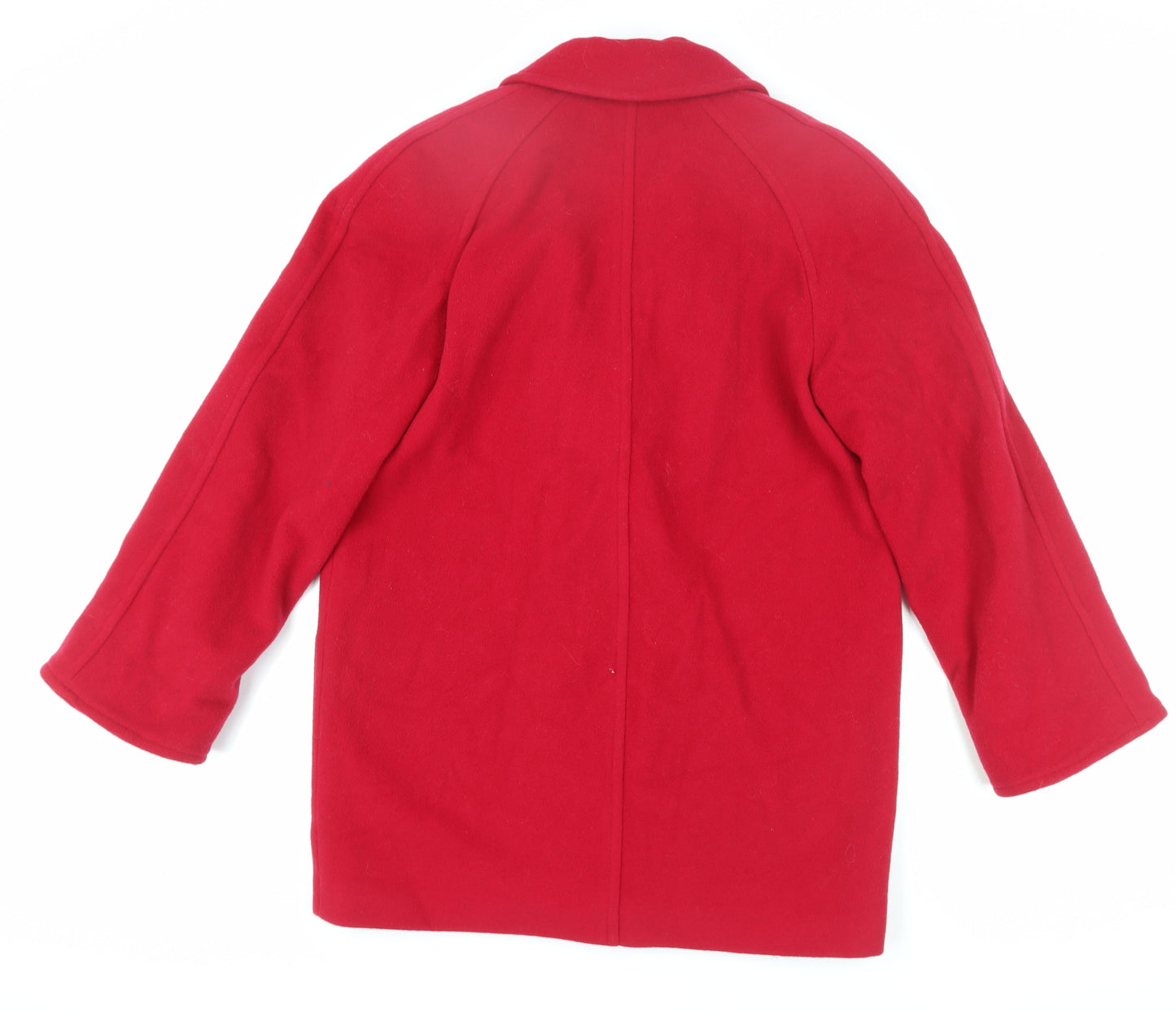 Planet Women's Red Pea Coat Size 14 Polyester