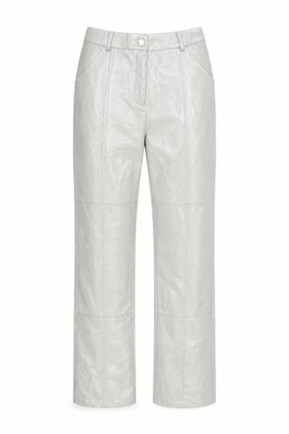 4th & Reckless Women's Grey Straight Trousers Size 8