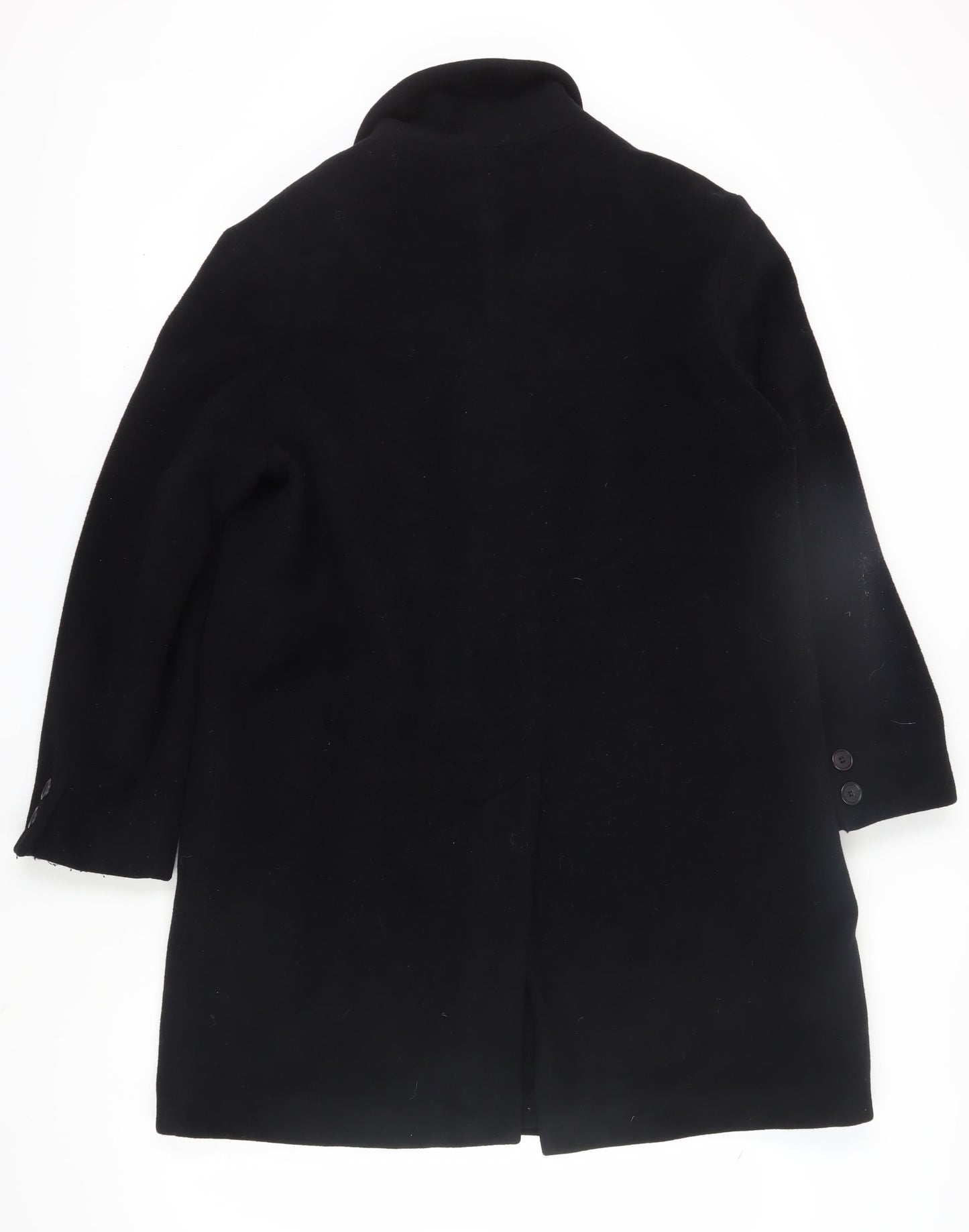 Kaliko Women's Black Mid-Length Overcoat, Size 14