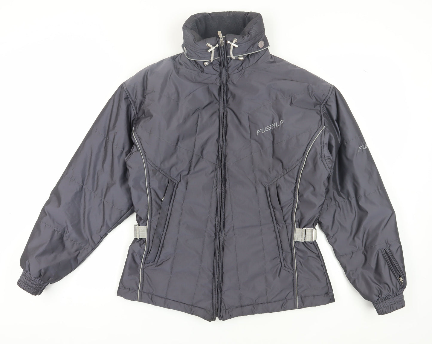 Fusalp Men's Grey Puffer Jacket, Size 12, Winter Casual