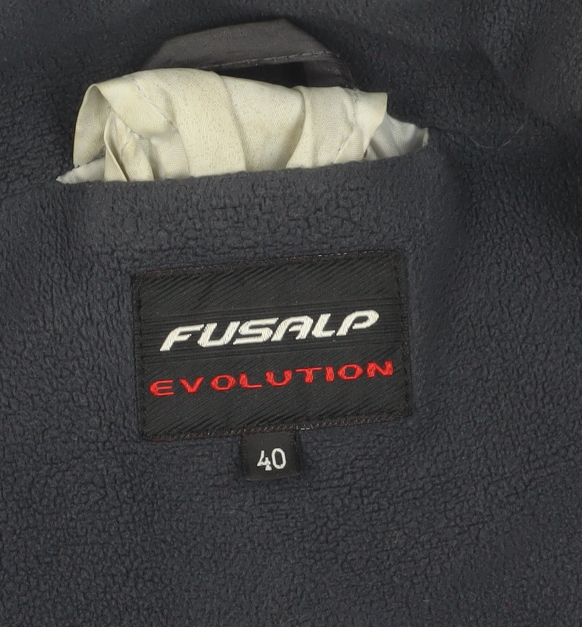 Fusalp Men's Grey Puffer Jacket, Size 12, Winter Casual