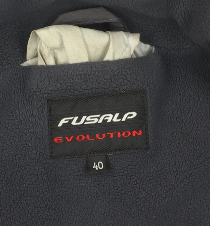 Fusalp Womens Grey Puffer Jacket, Size 12, Winter Casual