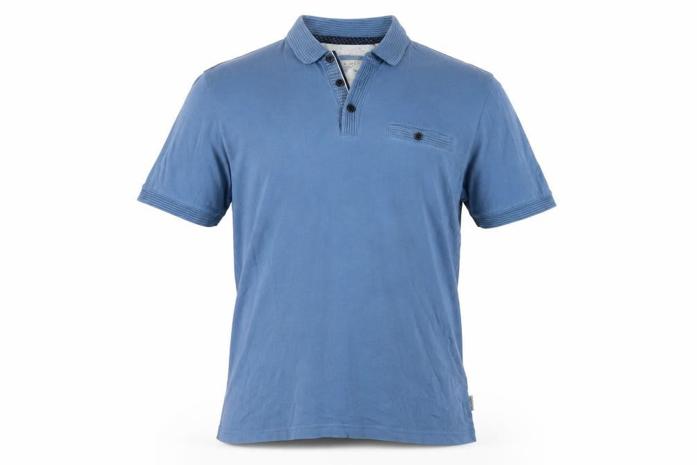Ted Baker Men’s Blue Polo Shirt Size 34 Short Sleeve