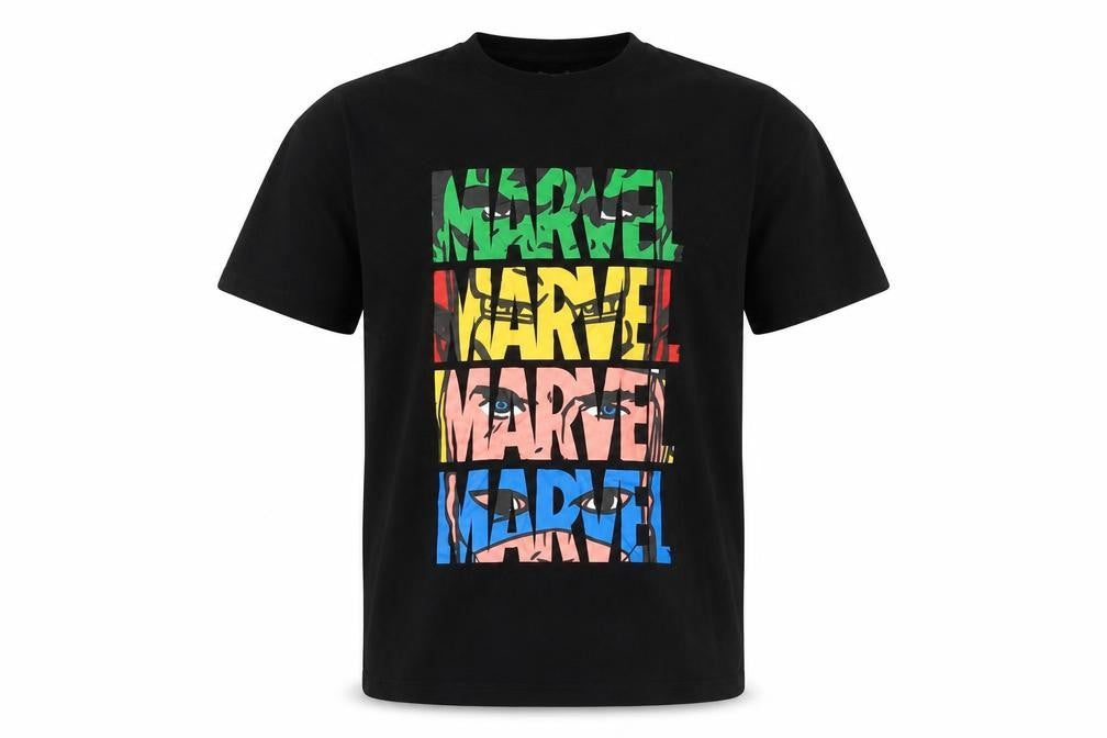 Marvel Men's Black Graphic T-Shirt, Size S