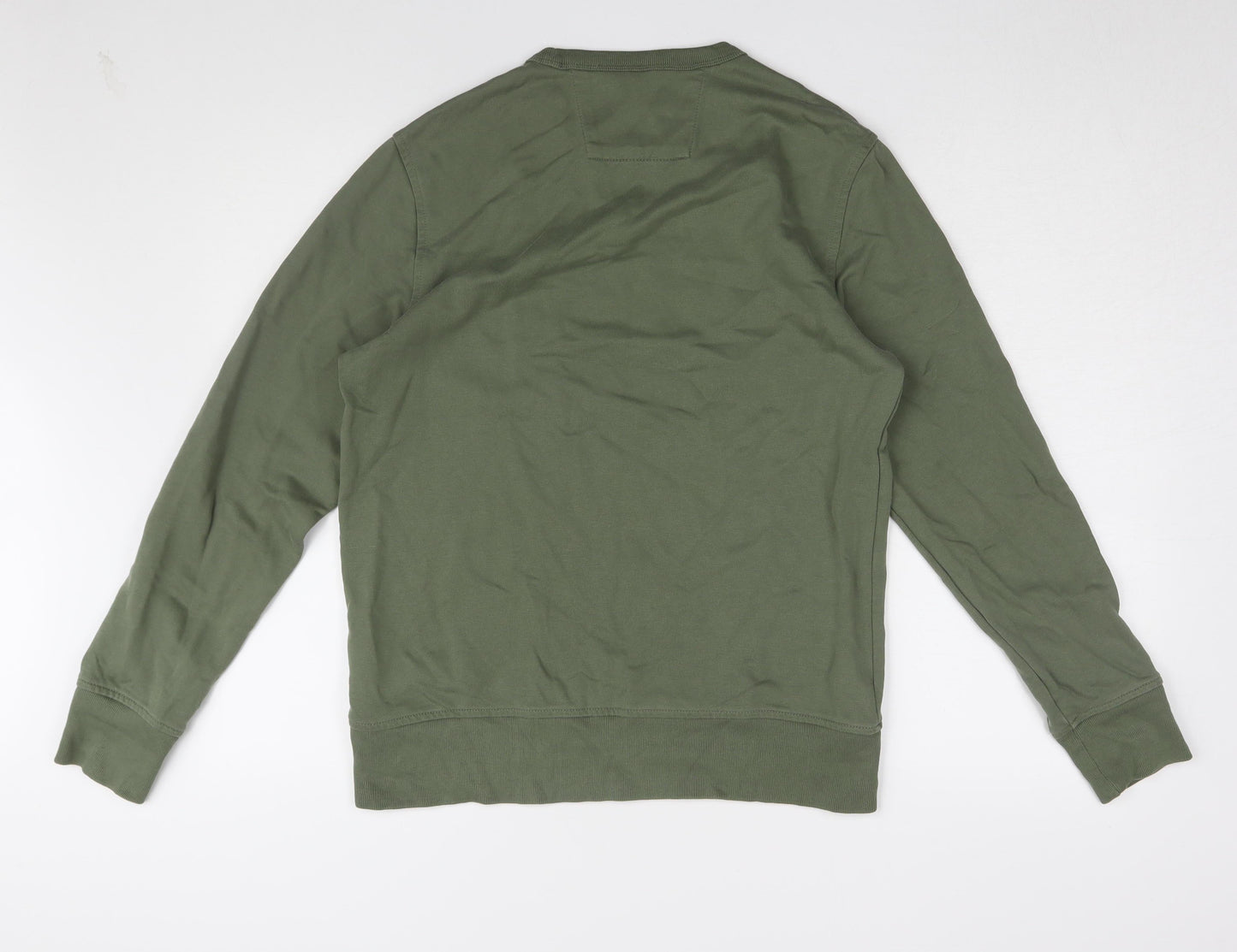 Banana Republic Men's Green Pullover Sweatshirt S