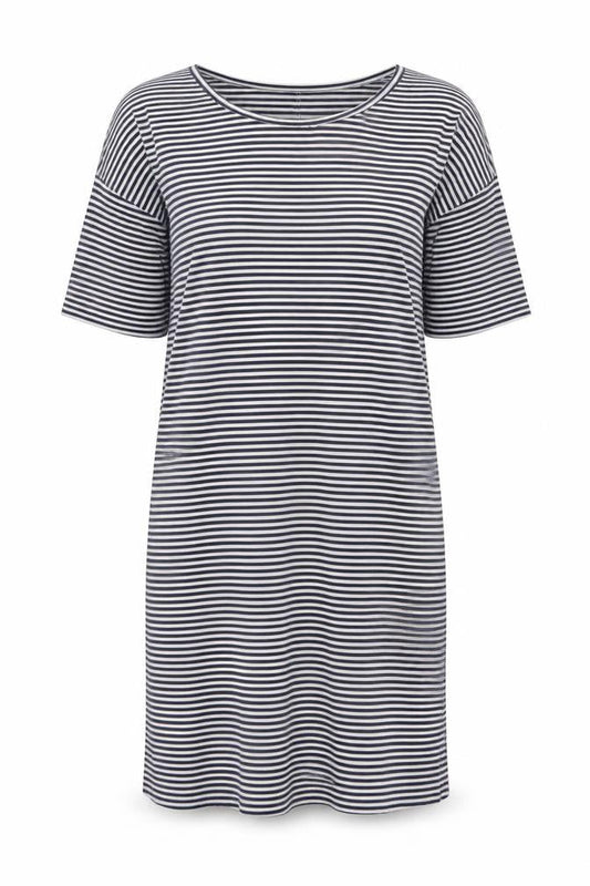 Betty Basics Women's Striped T-Shirt Dress, Size 12