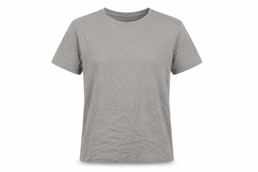 Zara Unisex Grey Basic T-Shirt, Short Sleeve, Size S
