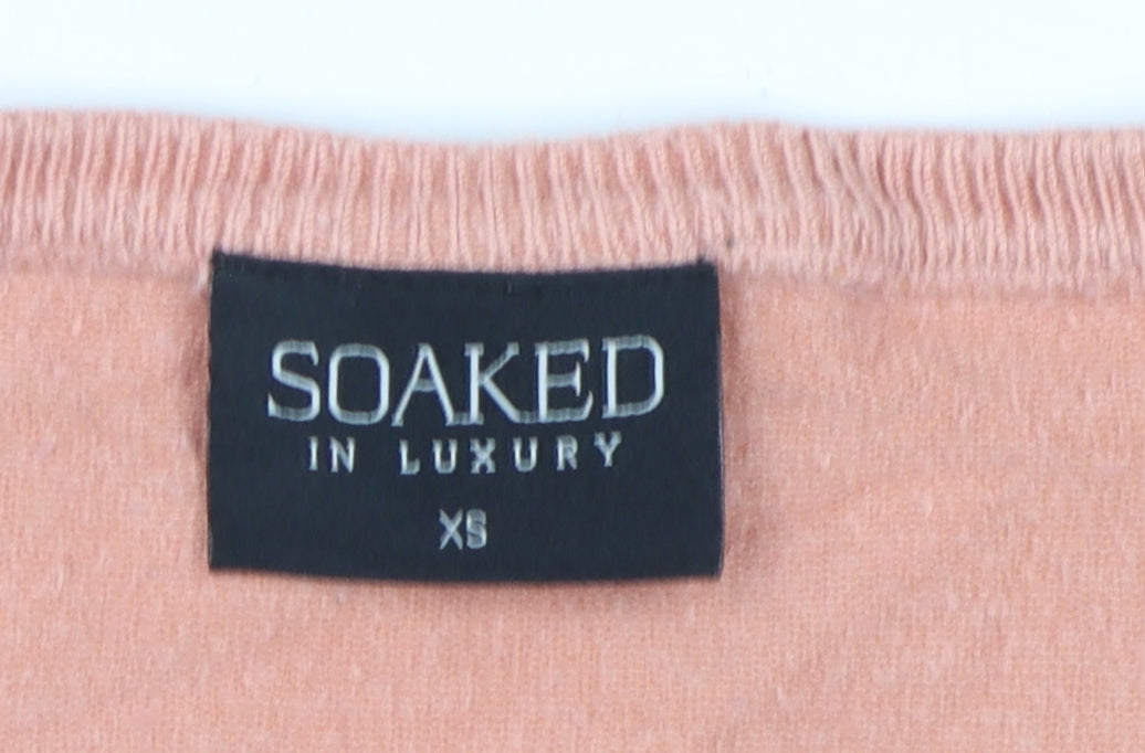 Soaked in Luxury Women's Pink XS Cardigan