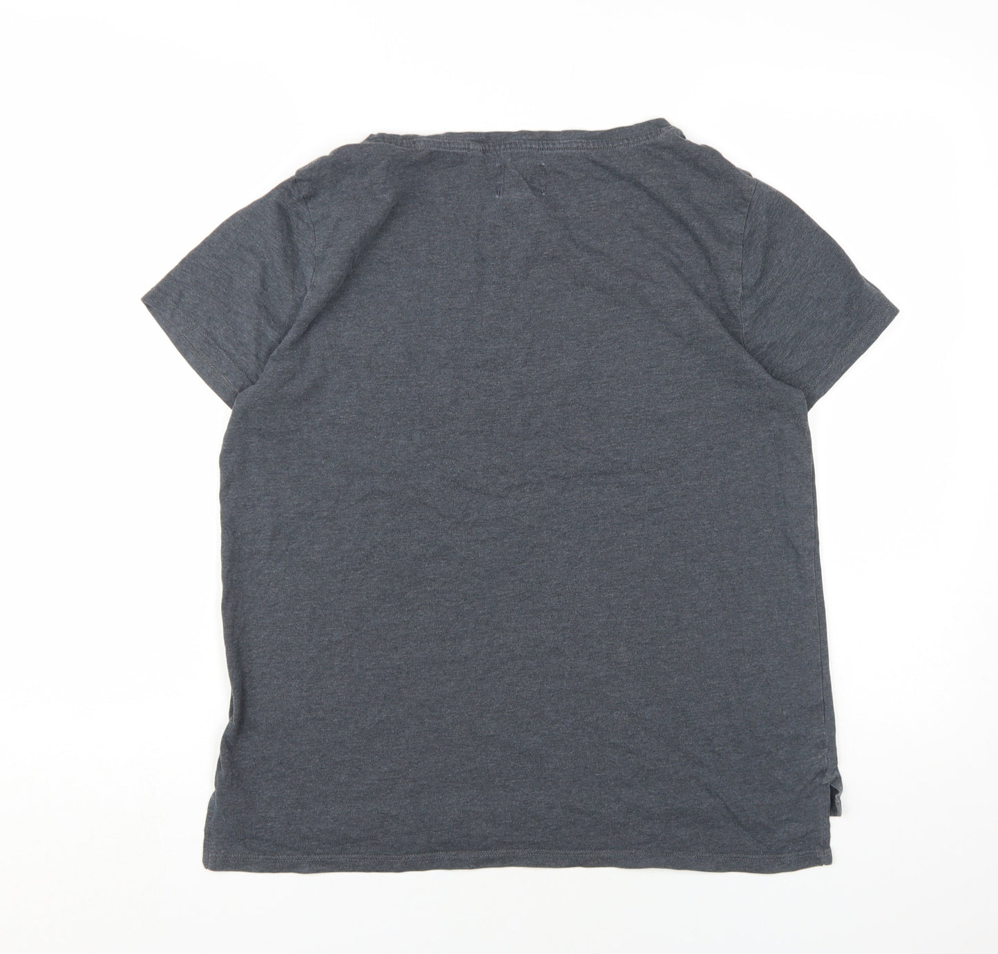 Next Women's Grey M Basic T-Shirt, Cotton Blend