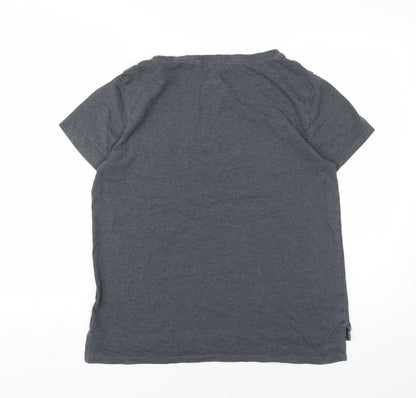 Next Women's Grey M Basic T-Shirt, Cotton Blend