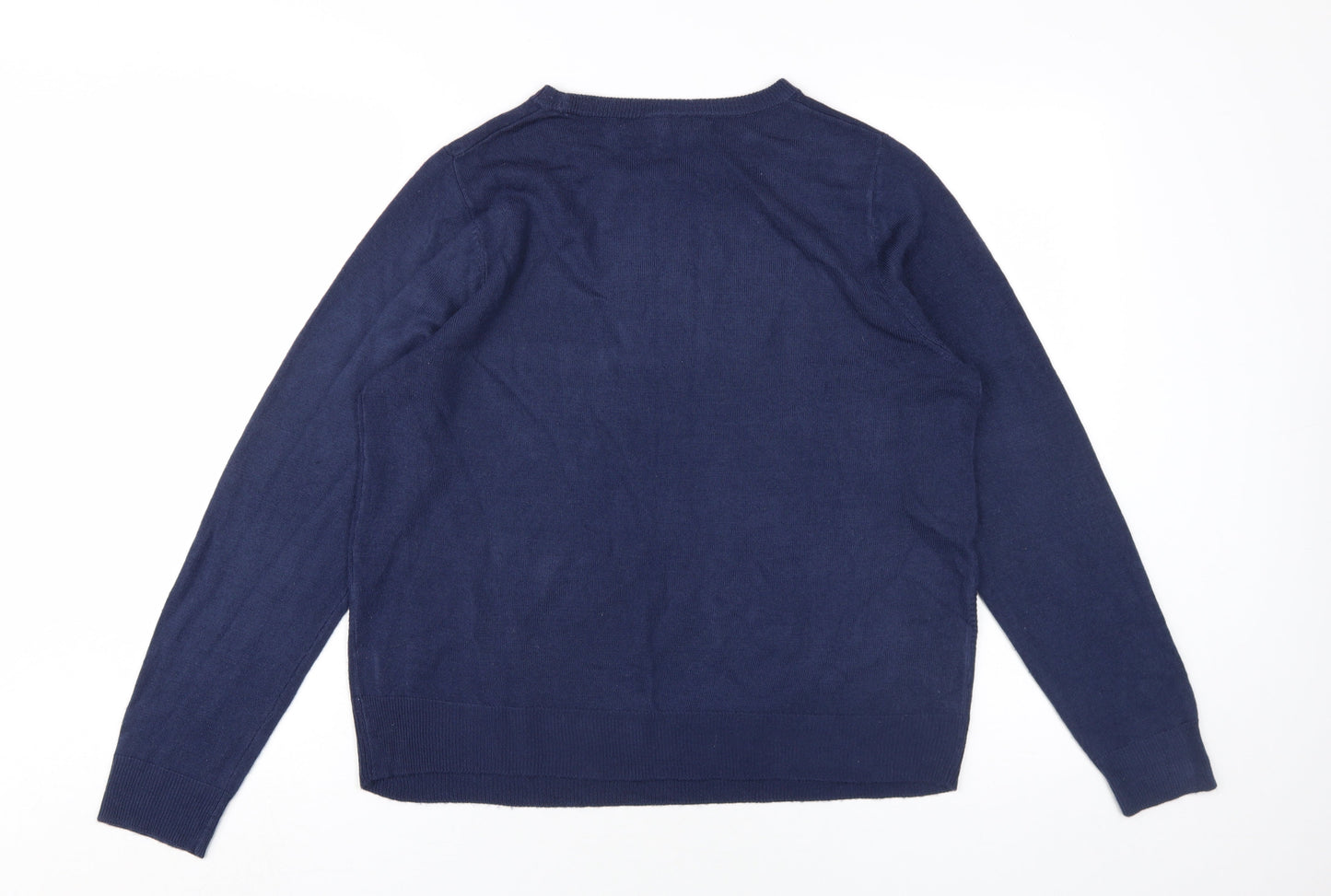 VidaVi Women's Blue Pullover Jumper, Size L