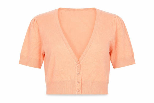 New Look Women's Orange Cardigan, Size 10, V-Neck Style