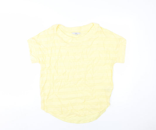 Next Women's Yellow Basic T-Shirt, Size 10, Casual