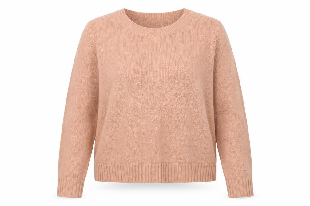 H&M Women's Beige Pullover Jumper, Size M