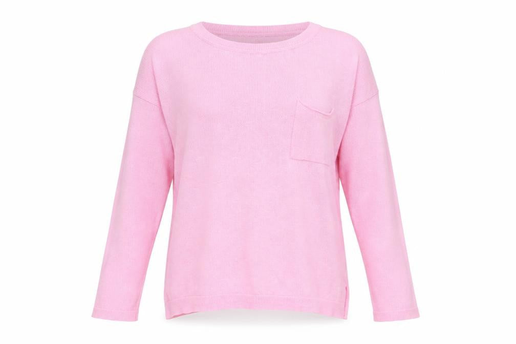 H&M Women's Pink Pullover Jumper, Regular Fit, S