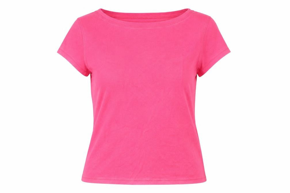 Marks & Spencer Women's Pink Size 10 Basic T-Shirt