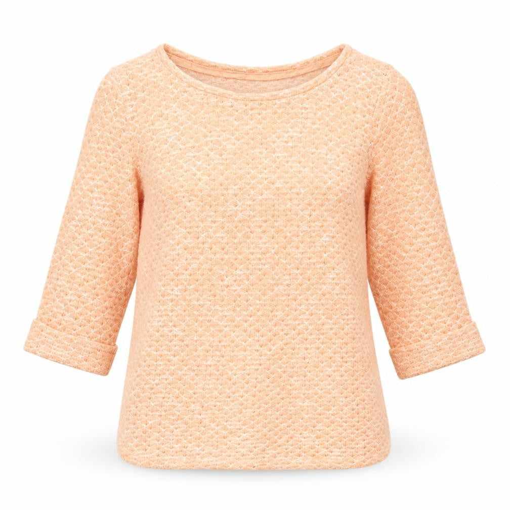 New Look Women's Pink 3/4 Sleeve Basic T-Shirt, Size 10