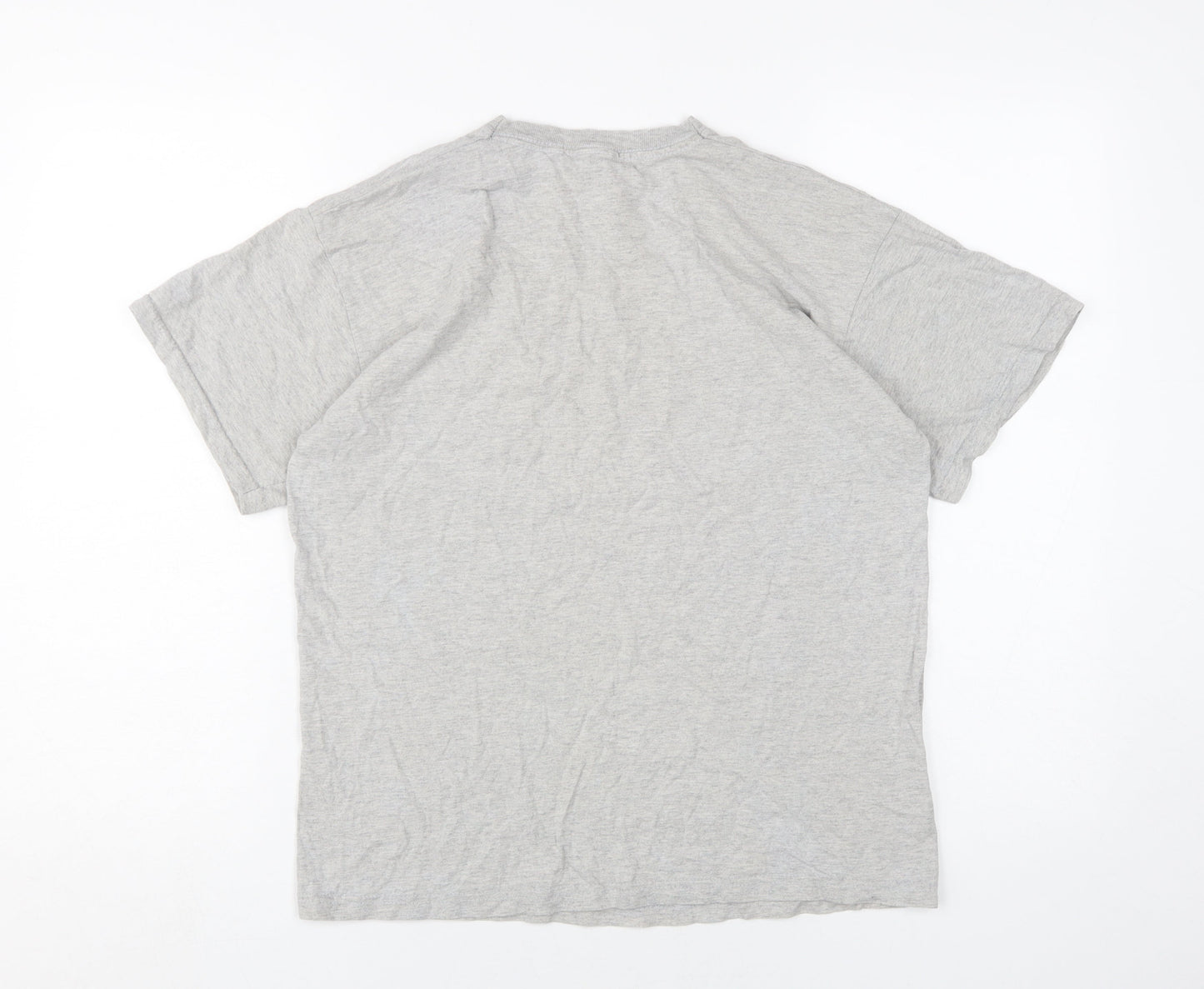 Love Unisex Grey M Casual Cotton T-Shirt