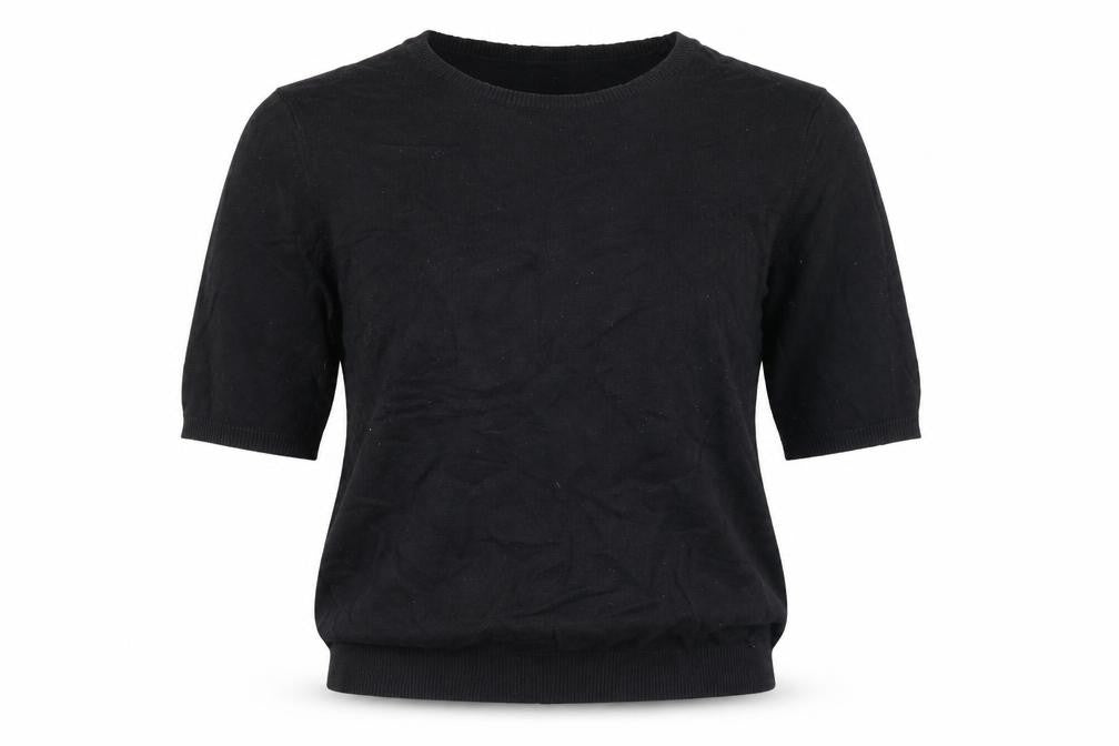 H&M Women's Black Crew Neck Jumper Size S