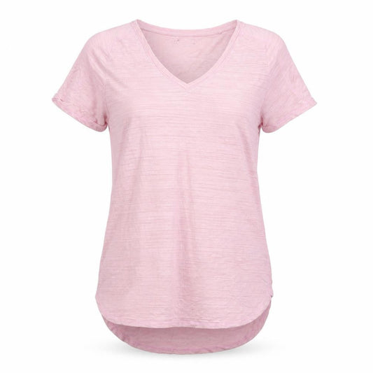 Next Women's Pink V-Neck T-Shirt Size 8
