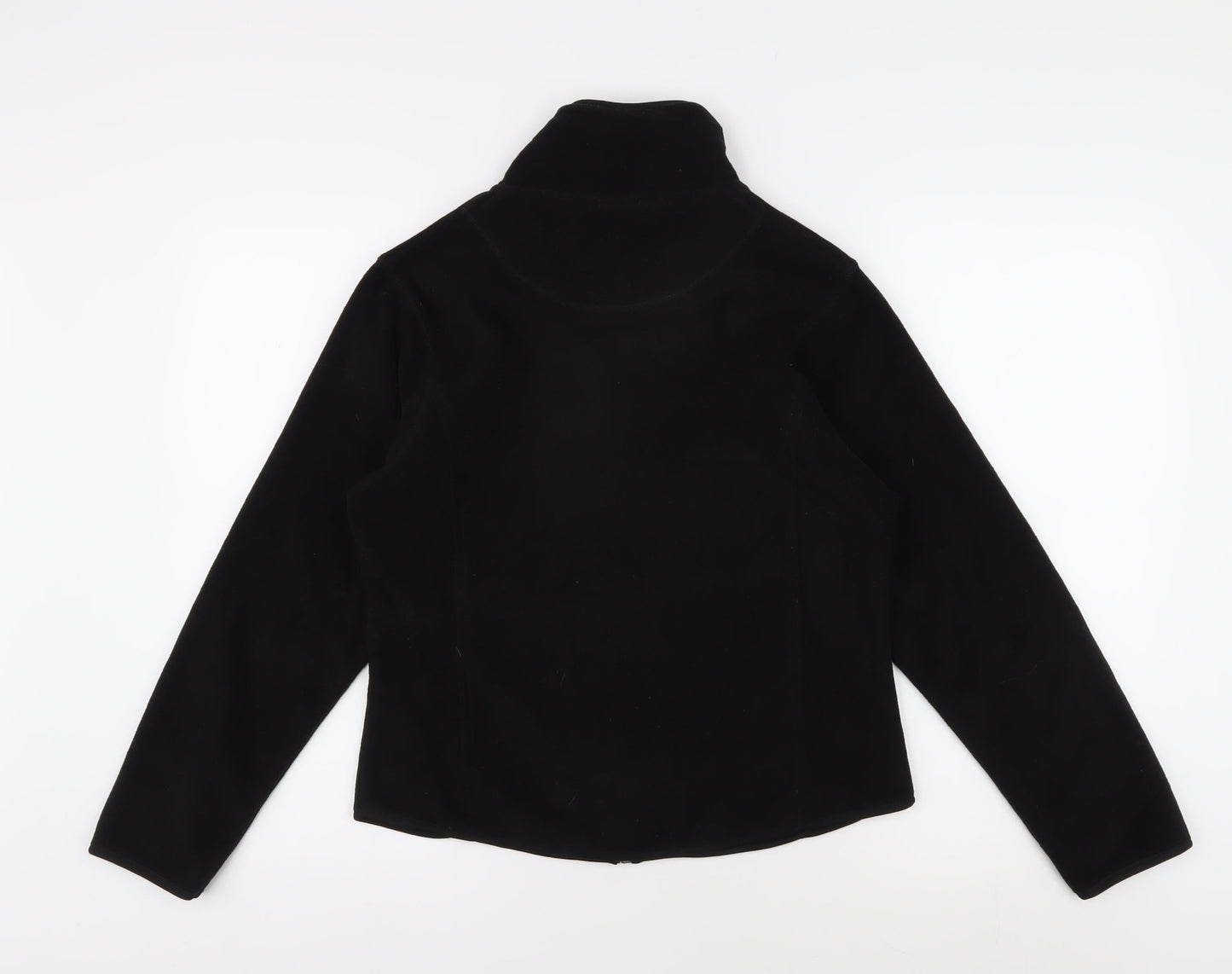 Blue Max Women's Black Microfleece Jacket Size 14