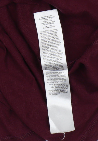 Preloved Harry Potter Boys Maroon Long Sleeve T-Shirt 13-14 Years - Image 5